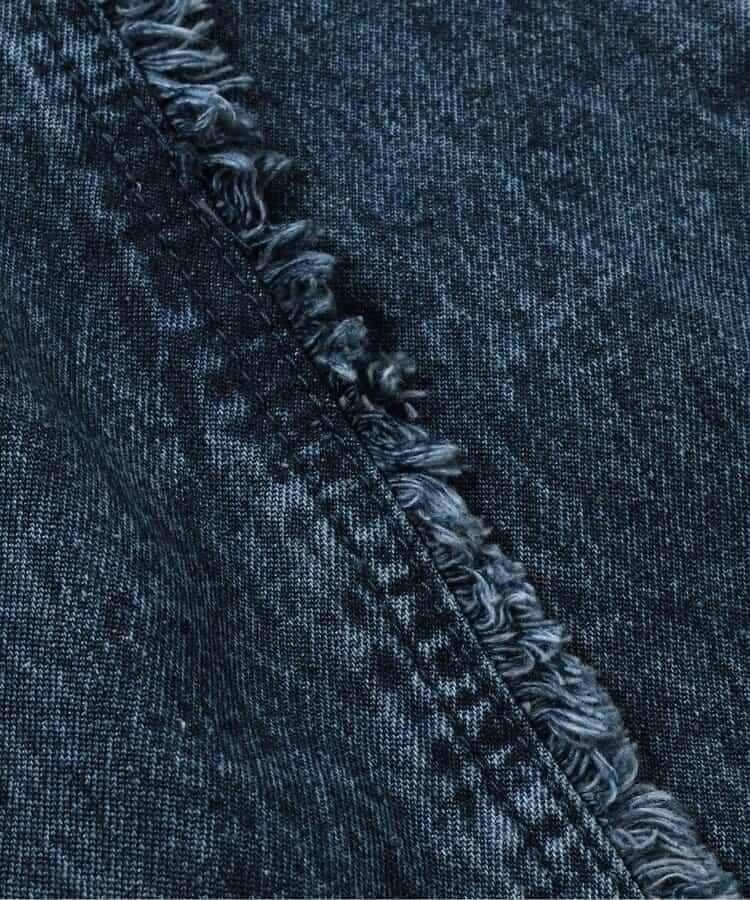 流蘇牛仔直筒褲 10分褲