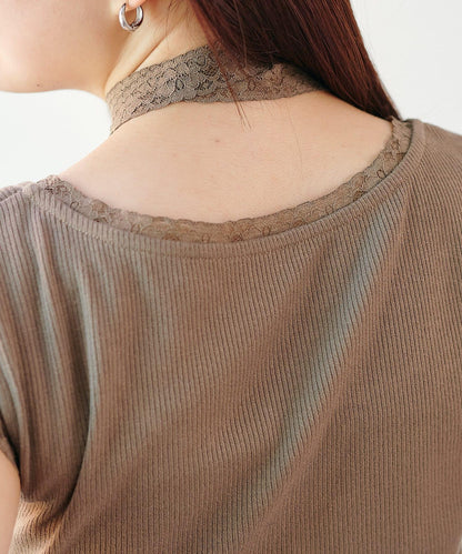 蕾絲針織背心