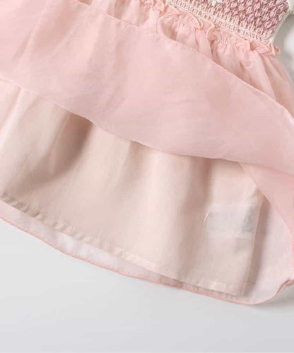 水果刺繡拼接上衣