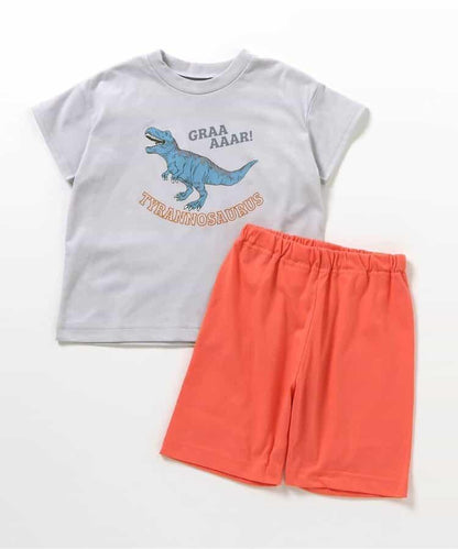 清涼恐龍·汽車圖案·虎鯨圖案睡衣 5分褲_吸水速幹_接觸冷感