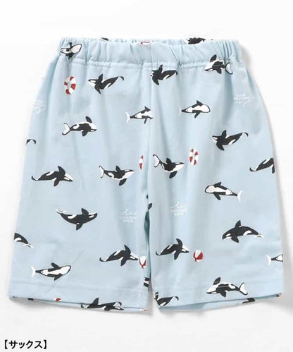 清涼恐龍·汽車圖案·虎鯨圖案睡衣 5分褲_吸水速幹_接觸冷感