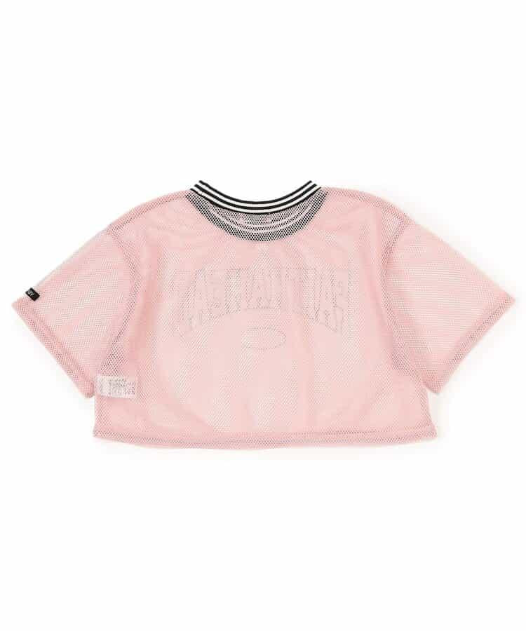 網眼短款T-shirt