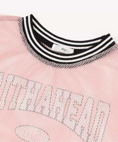 網眼短款T-shirt
