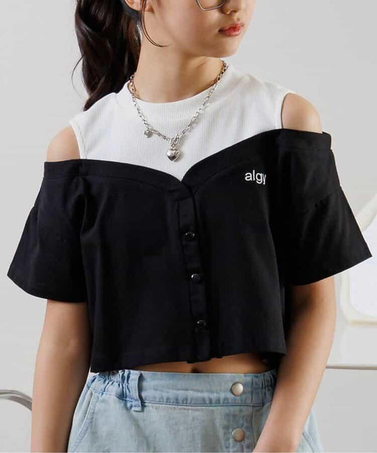 對接短款少女T-shirt