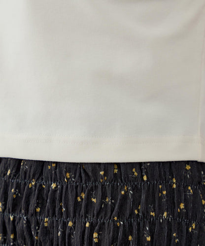 花朵刺繡小T恤