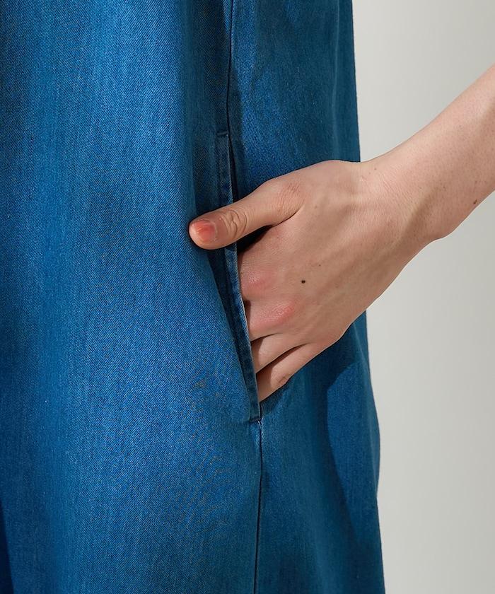 【套裝商品】亞麻粘膠 女士吊帶連衣裙 內搭套裝