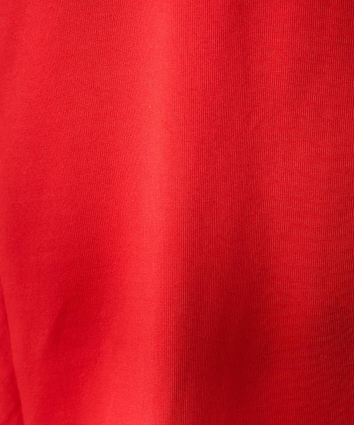 <防紫外線/接觸冷感>COOLPASS 肩部拼接T恤