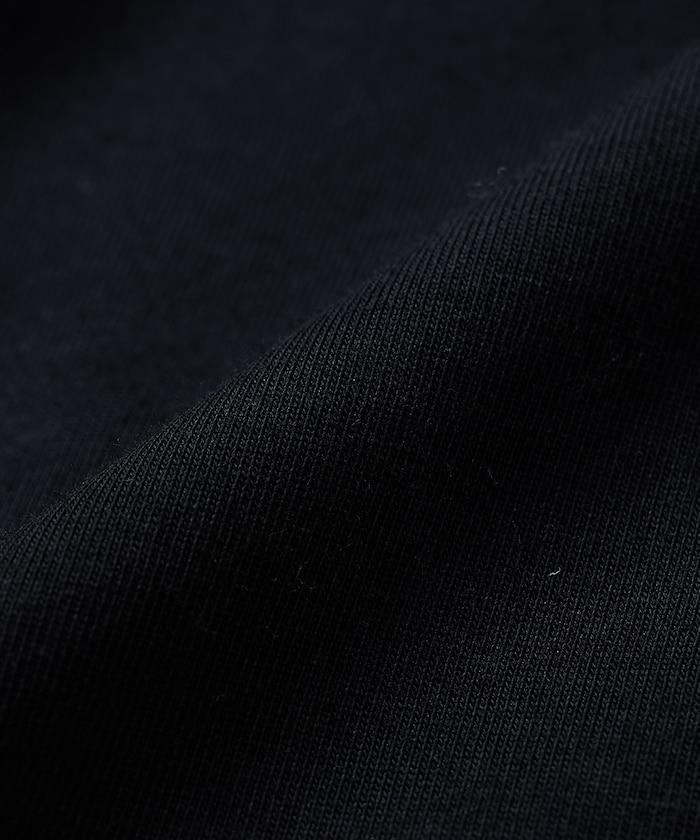 <防紫外線/接觸冷感>COOLPASS 肩部拼接T恤