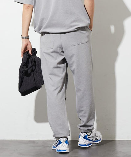 夏季針織寬鬆修身編織休閒長褲