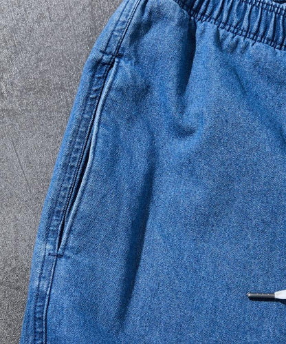 聯名 牛仔布 廚師寬鬆短褲