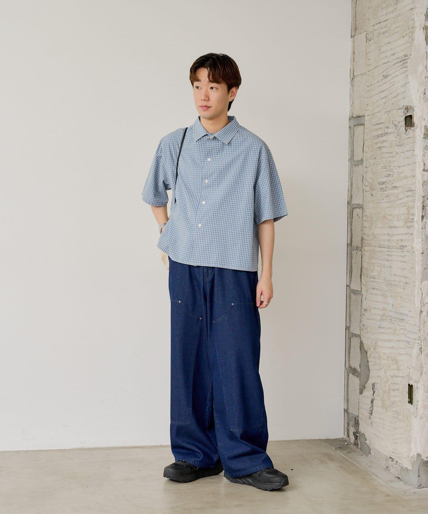 【WHIMSIC/2尺碼展開】雙膝繪畫工裝褲