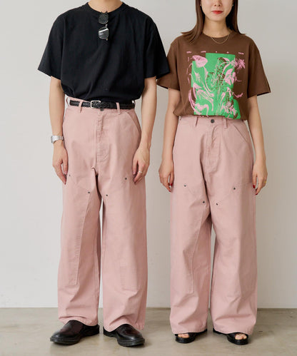 【WHIMSIC/2尺碼展開】雙膝繪畫工裝褲