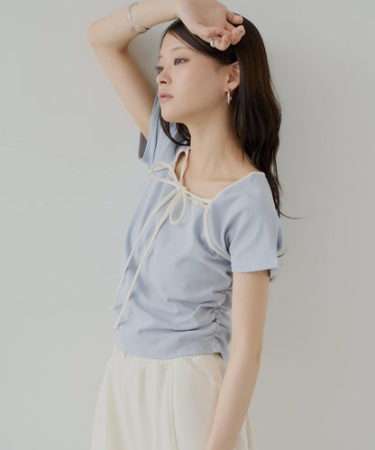 層疊設計法式T-shirt