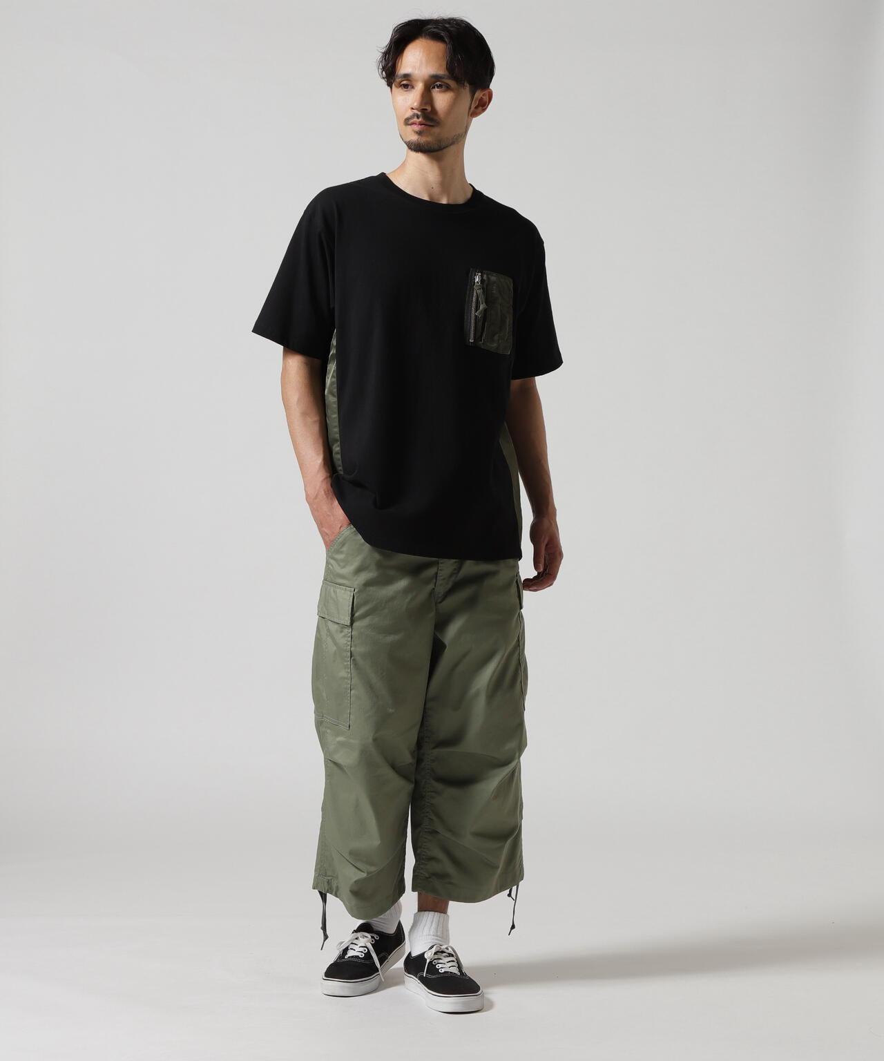 《&DEPOT限定》MA-1口袋T恤