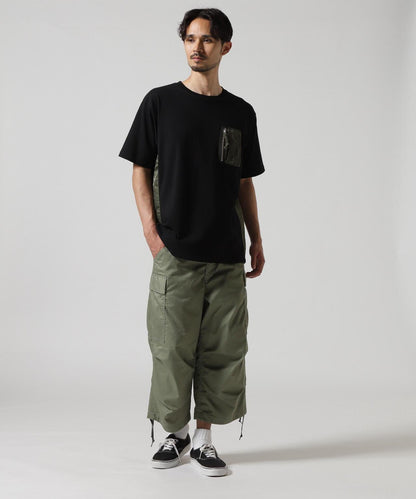 《&DEPOT限定》MA-1口袋T恤