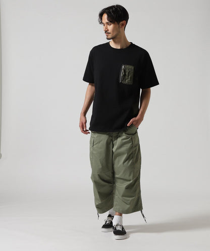 《&DEPOT限定》MA-1口袋T恤