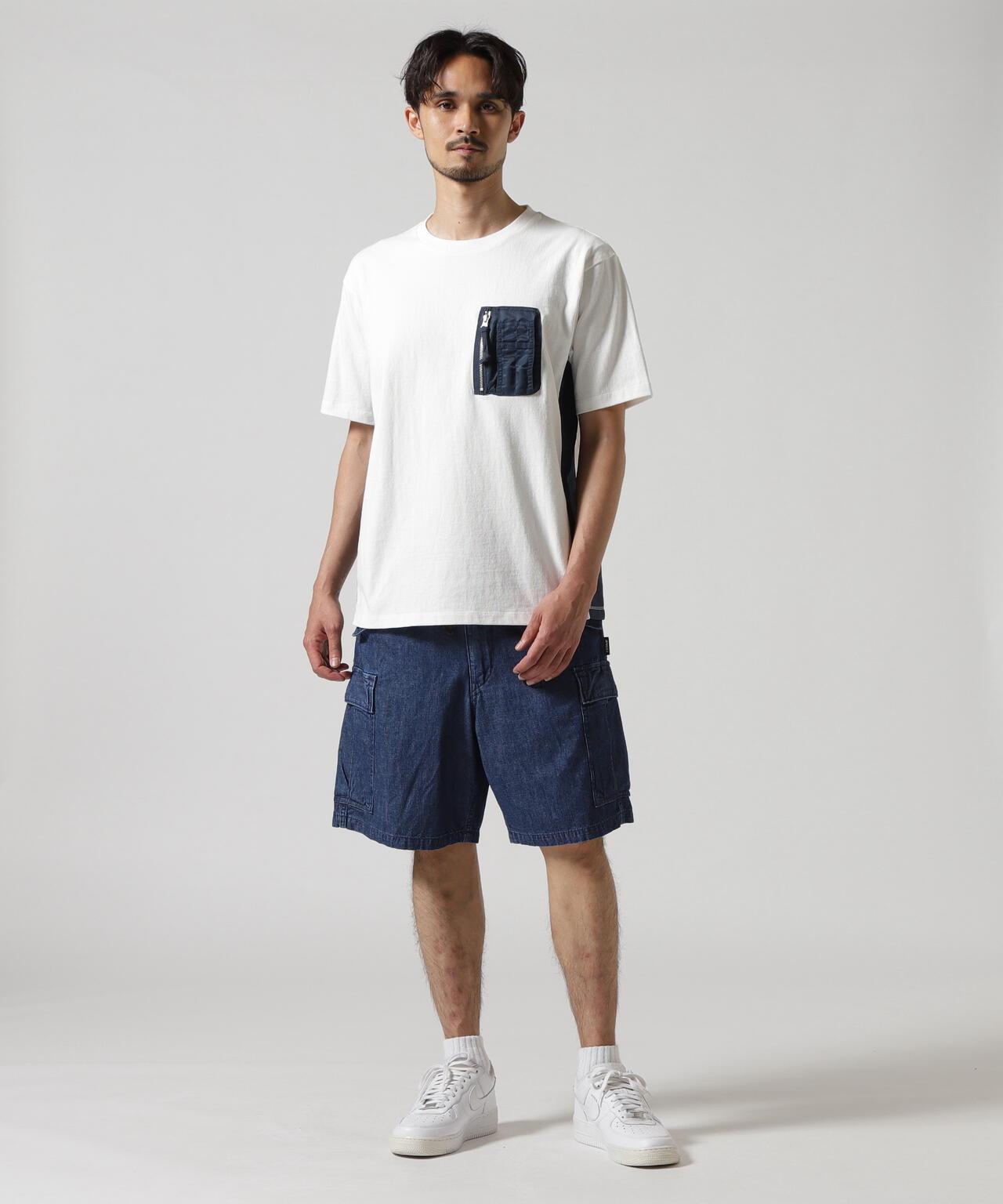 《&DEPOT限定》MA-1口袋T恤