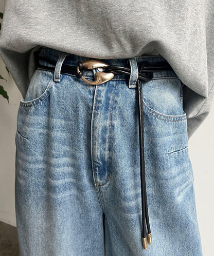 變形扣編織腰帶