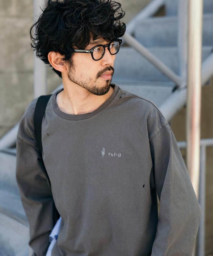 破壞長袖T-shirt