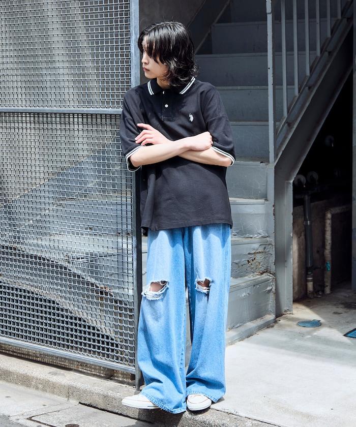 聯名 鹿子紋立領Polo衫【限定推出】