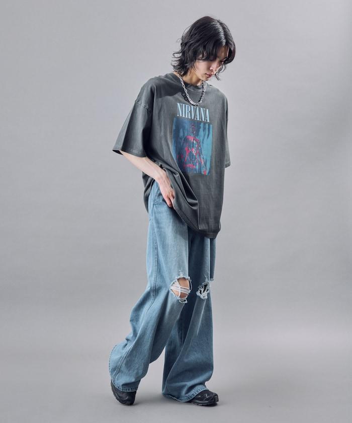 涅槃銀色顏料T恤