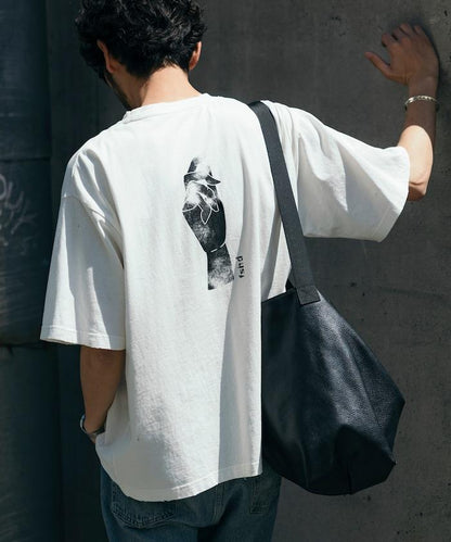 復古刺繡短袖T恤
