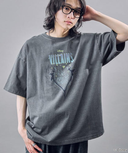 聯名 Villains 色素圖形T恤