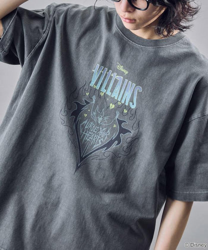 聯名 Villains 色素圖形T恤