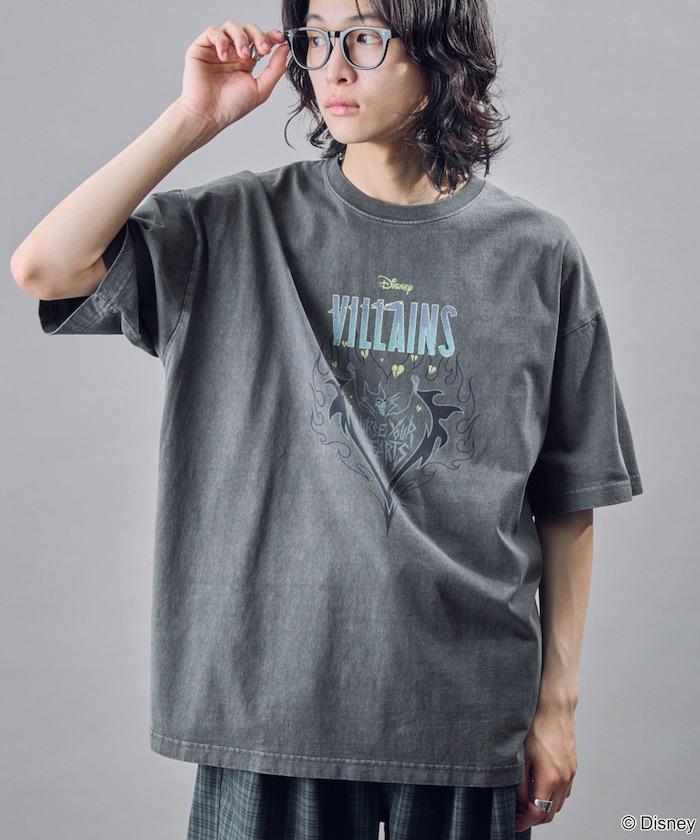 聯名 Villains 色素圖形T恤