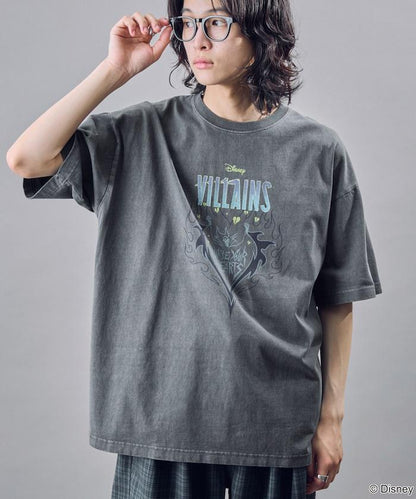 聯名 Villains 色素圖形T恤
