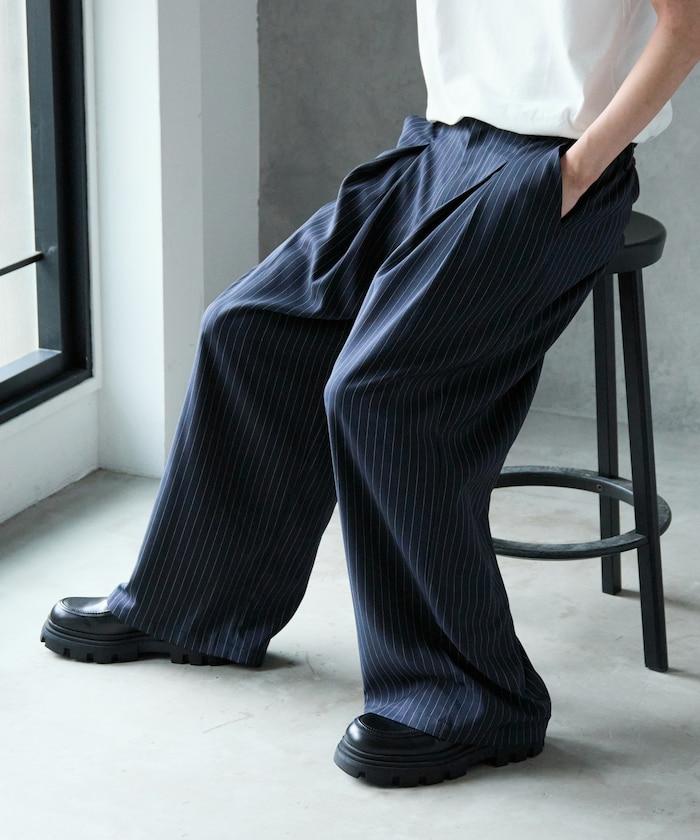 西裝寬鬆褲