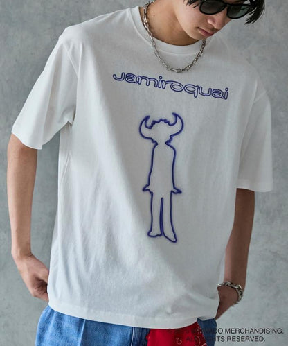 Jamiroquai 霓虹標誌印花T恤