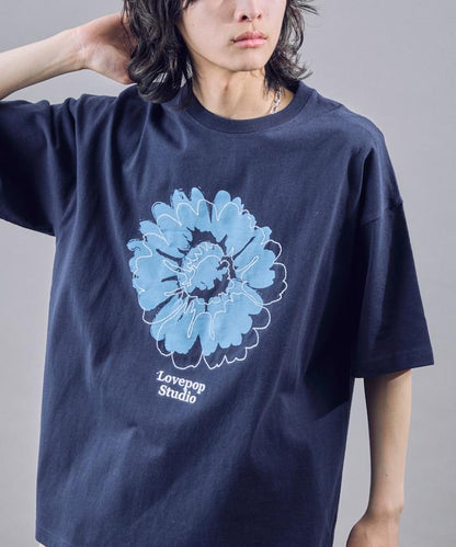 Lovepop studio 花朵刺繡印花T恤
