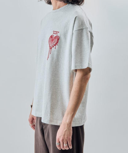 Lovepop studio 心形胸部標誌刺繡T恤