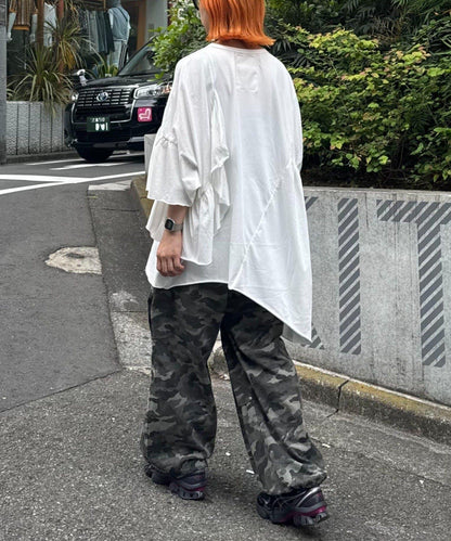etsinta改良款荷葉邊上衣