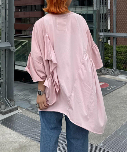 etsinta改良款荷葉邊上衣