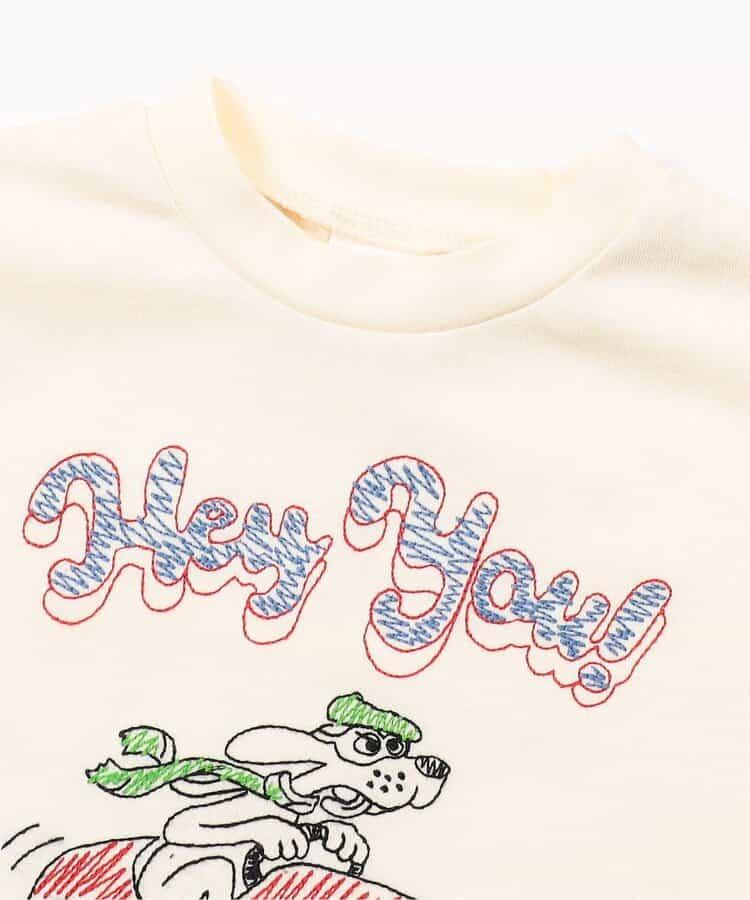 動物刺繡T恤