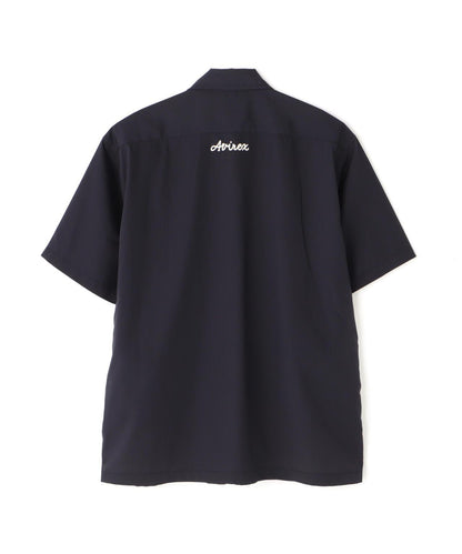 《&DEPOT限定》拉鍊工裝襯衫 "25" / 拉鍊工裝短袖襯衫 / AVIREX