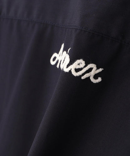 《&DEPOT限定》拉鍊工裝襯衫 "25" / 拉鍊工裝短袖襯衫 / AVIREX