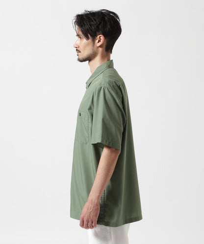 《&DEPOT限定》拉鍊工裝襯衫 "25" / 拉鍊工裝短袖襯衫 / AVIREX