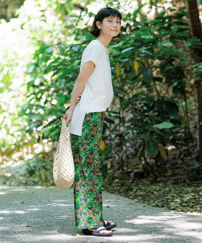 法式寬鬆袖長款上衣