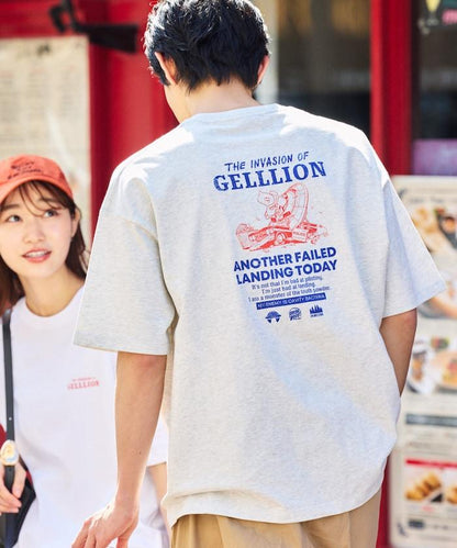 GELLLION/格里昂 舒適版後背印花圓領T恤/GEL UFO