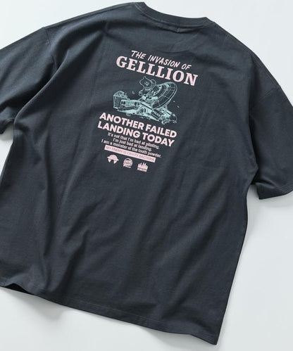 GELLLION/格里昂 舒適版後背印花圓領T恤/GEL UFO