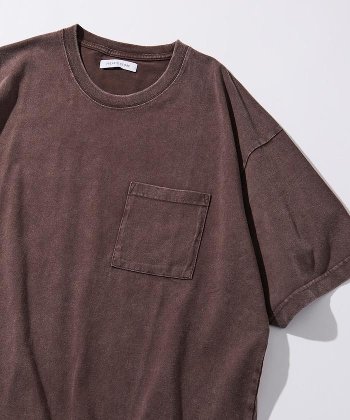 輕鬆寬鬆粉飾 短袖T恤