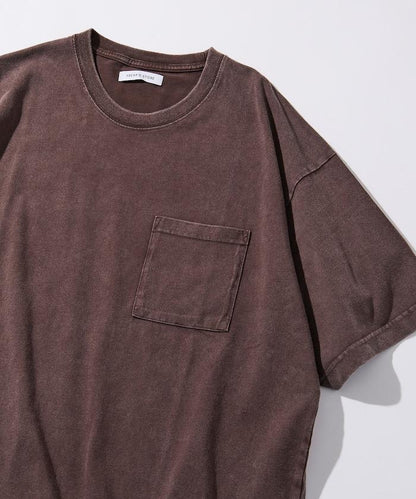 輕鬆寬鬆粉飾 短袖T恤