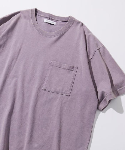 輕鬆寬鬆粉飾 短袖T恤