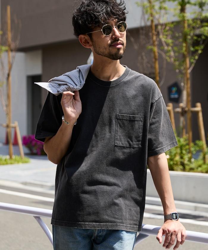 輕鬆寬鬆粉飾 短袖T恤