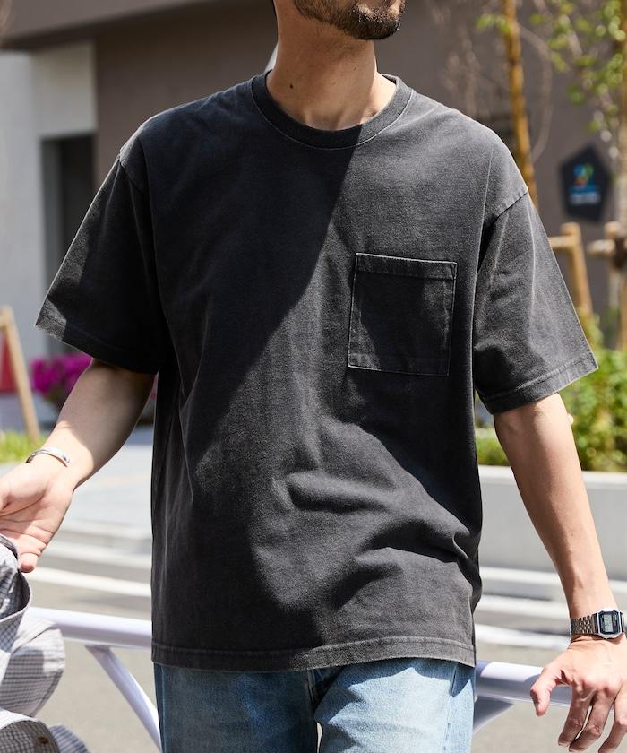 輕鬆寬鬆粉飾 短袖T恤