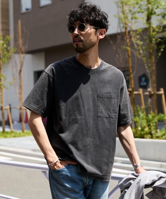 輕鬆寬鬆粉飾 短袖T恤