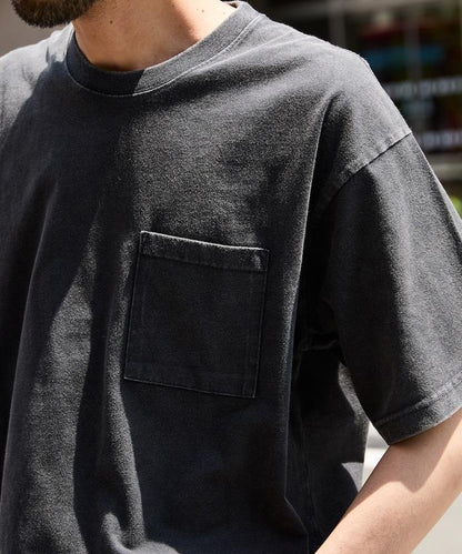 輕鬆寬鬆粉飾 短袖T恤